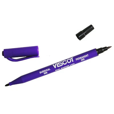 VISCOT Stencil Marker Pen Dermal Dual Tip Skin Scribe Tattoo Piercing Surgical Medical