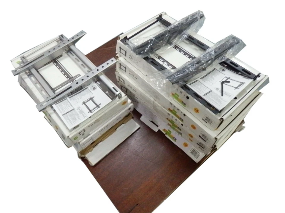 5xOmnimount 2N1-M Tilt & 3x 1N1-M Medium Fixed TV, Mount upto 400x300 No kits - Image 1 of 4