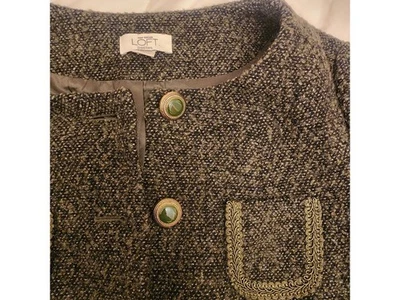 Блейзер женский Ann Taylor Loft Petites зеленый шерстяная смесь, размер 10 - Изображение 1 из 4