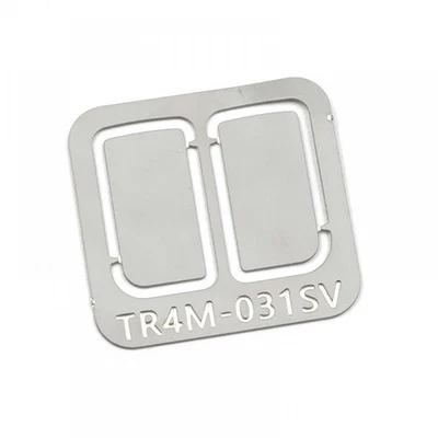 NEW Yeah Racing TR4M-031SV Side-View Reflective Mirror Plate fits TRX-4M Defende - Image 1 of 4