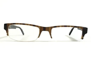 Marco de gafas Jean Lafont ARAMIS 539 marrón Chevron negro rectángulo 50-18-135 - Imagen 1 de 10