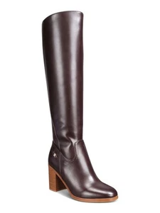 GIANI BERNINI Womens Brown Odettee Almond Toe Block Heel Riding Boot 7.5 M - Picture 1 of 2