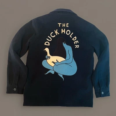BY PARRA Duck Holder SIZE L Melton Wool Jacket from 2015 RARE - Image 1 of 4