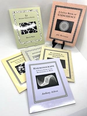 Wooden Books Walker Set of 9 – Sacred Geometry Math Science Nature & More - Mint - Image 1 of 4