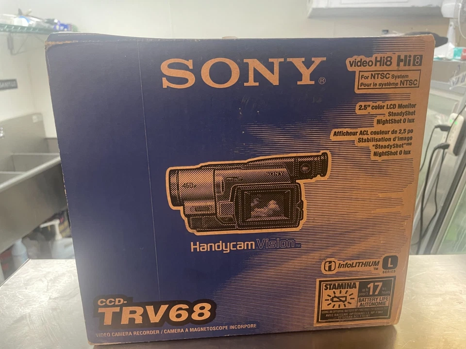 Videocámara Sony Handycam CCD-TRV68 NTSC Hi8 con captura nocturna, cinta, batería PROBADA Foto 1 de 1
