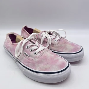 Vans Turnschuhe Pink Tye Dye Canvas Schnürschuhe Low Top Größe 5 leichte Spuren abgebildet - Bild 1 von 16