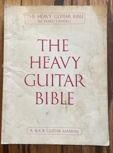 the heavy guitar bible. Lesson Book Vintage And Rare Solid Binding/ Spine - Picture 1 of 2