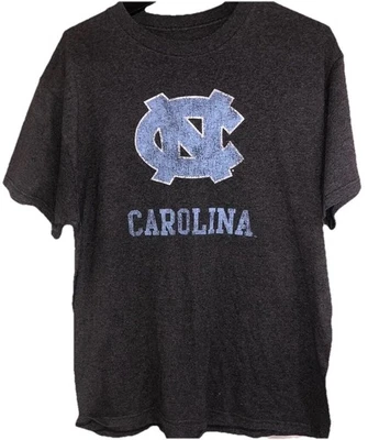 Men's Section 101 Majestic Triple Peak Gray North Carolina Tar Heels Shirt Sz- L - Image 1 of 4