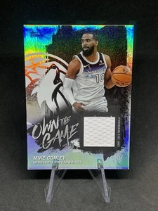 2025-26 Topps Mike Conley Own The Game Silver Patch Game Worn #OTGA-MC TWolves - Bild 1 von 2
