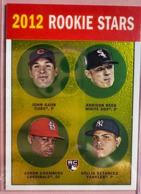 2012 Heritage Chrome Stars Addison Reed Adron Chambers Dellin Betances Rookie RC - Image 1 of 2