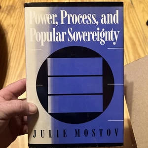 Power, Process, and Popular Sovereignty, Julie Mostov HC *Signed Personalized - Picture 1 of 8
