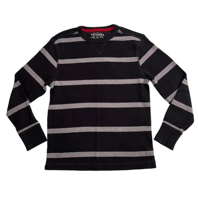 Arizona Jean Company Niños Top Tejido Gofre Mangas Largas Pullover Rayas Mediano Foto 1 de 4