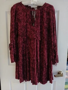 American Eagle Outfitters Gr. XS Damen Langarm Boho Blumen Kleid - Bild 1 von 10