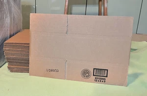 Packaging Wholesalers 12 x 8 x 5 Inches Shipping Boxes, 22-Count Cardboard - Picture 1 of 6