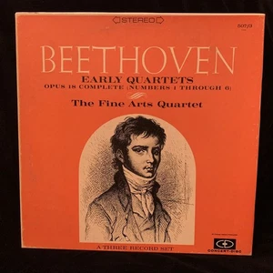 BEETHOVEN Early String Quartets - FINE ARTS QUARTET - CONCERT-DISC ST 3LP BOX - Picture 1 of 4