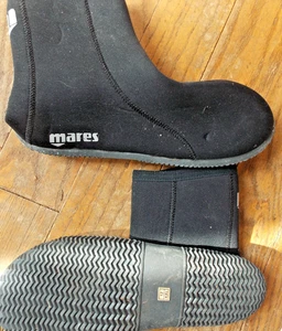 Mares Classic Zip-Up Neopren Tauchstiefel Gr. 12 XXL schwarz - Bild 1 von 3