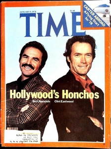 Time Magazine January 9, 1978 Clint Eastwood & Burt Reynolds FRONT COVER ONLY! - Picture 1 of 1