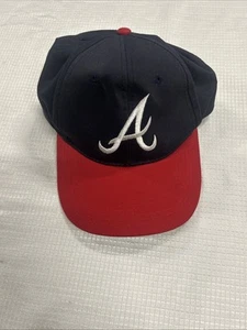 Atlanta Braves Baseball SnapBack Dad Hat Cap Blue Genuine Merchandise - Picture 1 of 4
