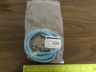 LeGrand C2G 5ft CAT6A Snagless Shielded STP Network Patch Cable Aqua - New - Image 1 of 2