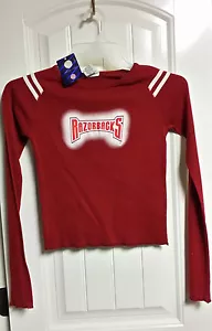 Nueva Camiseta Arkansas Razorback Manga Larga-Pequeña-Envío Gratuito - Imagen 1 de 1