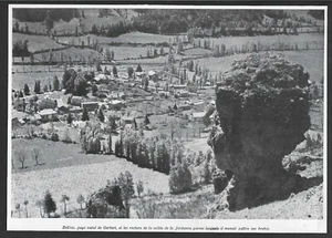 1938 -- VUE DU VILLAGE DE BELLAC PAR SAINT SIMON . CANTAL . 3W528 - Bild 1 von 1