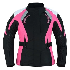 Women Motorcycle Ladies Jacket with Armour Motorbike Women Jackets - Picture 1 of 6