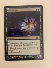MTG Magic the gathering - (R) M12 - Monomania FOIL - NM/M Magic 2012