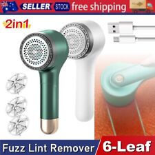 Electric Lint Remover Fabric Shaver Fuzz Pilling Clothes Cleaner Rechargeable AU