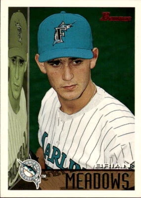 1995 Bowman Brian Meadows #158 Florida Marlins - Image 1 of 2