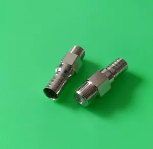 (2 PCS) RG59 F Female Connector w/ 1/2" Ring - Picture 1 of 1