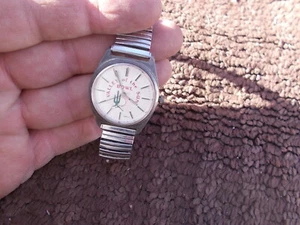 Vintage Caravelle Mechanical Wristwatch Valley of the Sun Bowl College Football - Picture 1 of 4