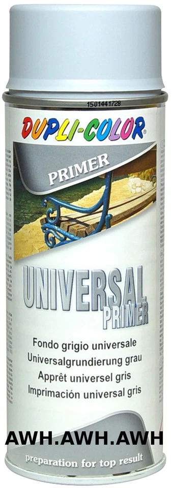 1x400ml Alu Primer Grundirung für Aluminium LACKSPRAY Haftgrund Untergrund grau