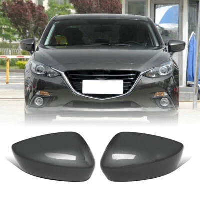Car Side View Mirror Cover Cap Shell For Mazda 3 Axela M3 2014-2016 Accessories - Image 1 of 4
