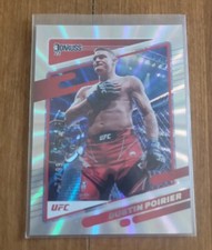 2022 Donruss UFC #29 Dustin Poirier Silver Holo Laser 72/99