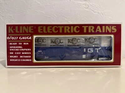 K-Line K90005IC Grand Trunk Gondola w/ Crates O1188 O Scale Brand New - Image 1 of 4