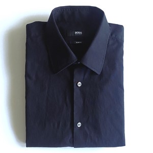 Las mejores ofertas en Camisas de vestir a rayas HUGO BOSS Negro para  Hombres | eBay