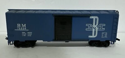 Mantua Boston And Maine Boxcar #70056 Blue Sliding Doors Vintage - Image 1 of 4