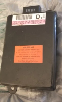 Ford Econoline ABS- Módulo electrónico doble rueda sistema de frenos antibloqueo Foto 1 de 4