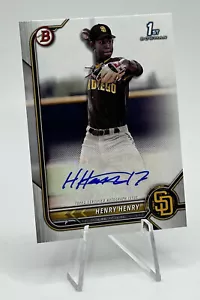 2022 BOWMAN HENRY HENRY 1ST BOWMAN AUTO #PPA-HH - Picture 1 of 2