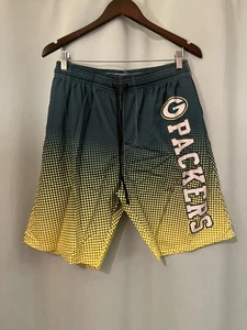 Green Bay Packers Men's Beach Shorts Football Loose Quick Dry Swim Trunks M Med - Picture 1 of 4