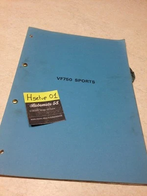 Honda VF750S VF750 S VF 750 Instrucciones Preparation Instalacion Manual - Imagen 1 de 4