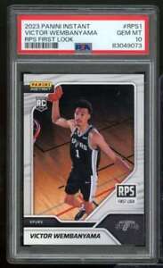 Victor Wembanyama Rookie Card 2023-24 Panini Instant RPS First Look #RPS1 PSA 10