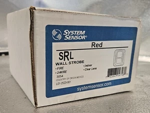 System Sensor SRL L01-2523-001 Red Mount Strobe #108P - Picture 1 of 3