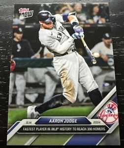 Aaron Judge Topps Jetzt schnellster Spieler der MLB erreicht 300 Homers New York Yankees - Bild 1 von 2