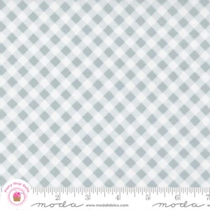 Moda COUNTRY ROSE 5174 15  Blue Gingham Check LELLA BOUTIQUE Quilt Fabric - Picture 1 of 6