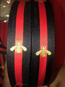 Ribbon bee Embroidered Clothing Bags Decotive Embroied Ribbon Logo In - Picture 1 of 12