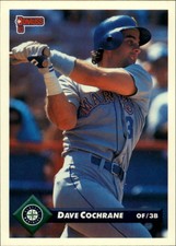 1993 Donruss Seattle Mariners Baseball Card #481 Dave Cochrane