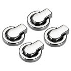 4Pcs Ball Stud Rivet Screw Ball Post Head Buttons for DIY Leather Craft, Silver