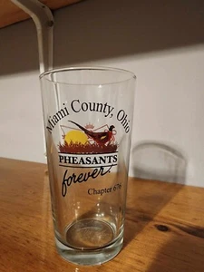 Miami County,Ohio Pheasants Forever Budweiser Glass - Picture 1 of 2