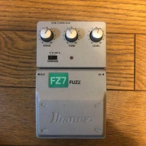 Ibanez fuzz fz7 for Bass & Electric Guitar Silver Guitar Pedal Used Working - Picture 1 of 2